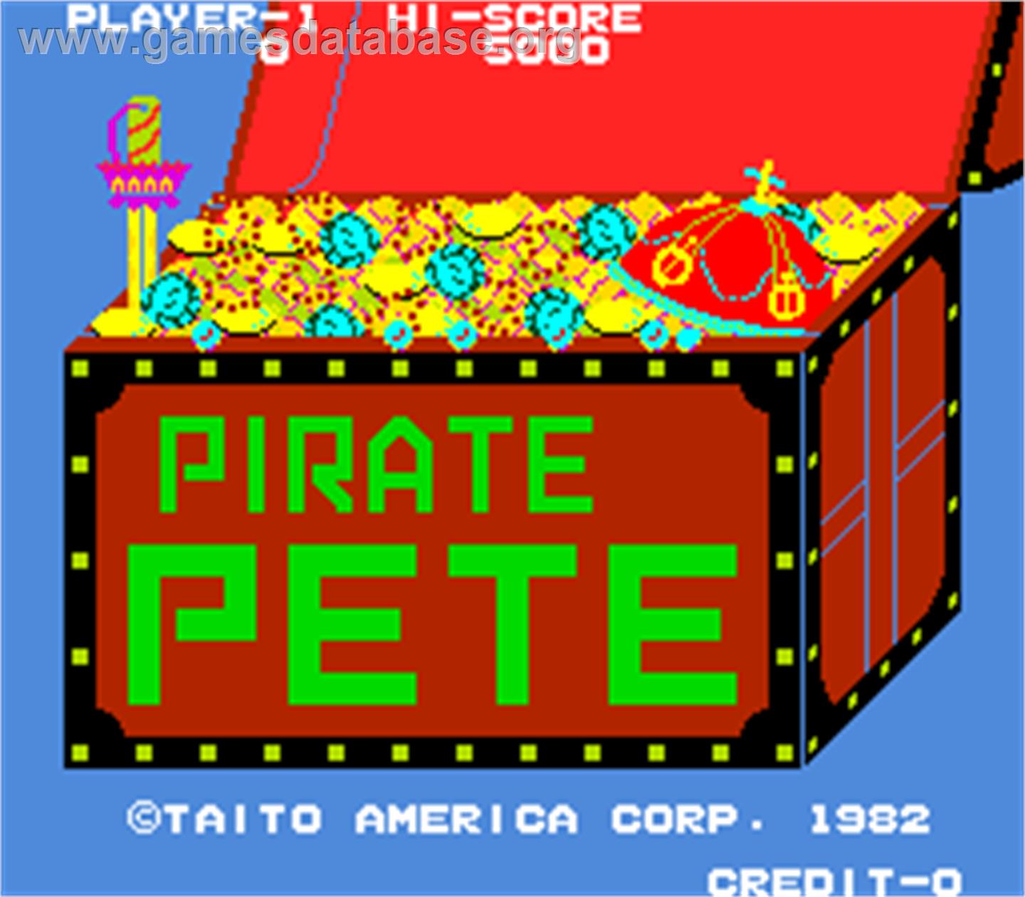 Pirate Pete - Arcade - Artwork - Title Screen