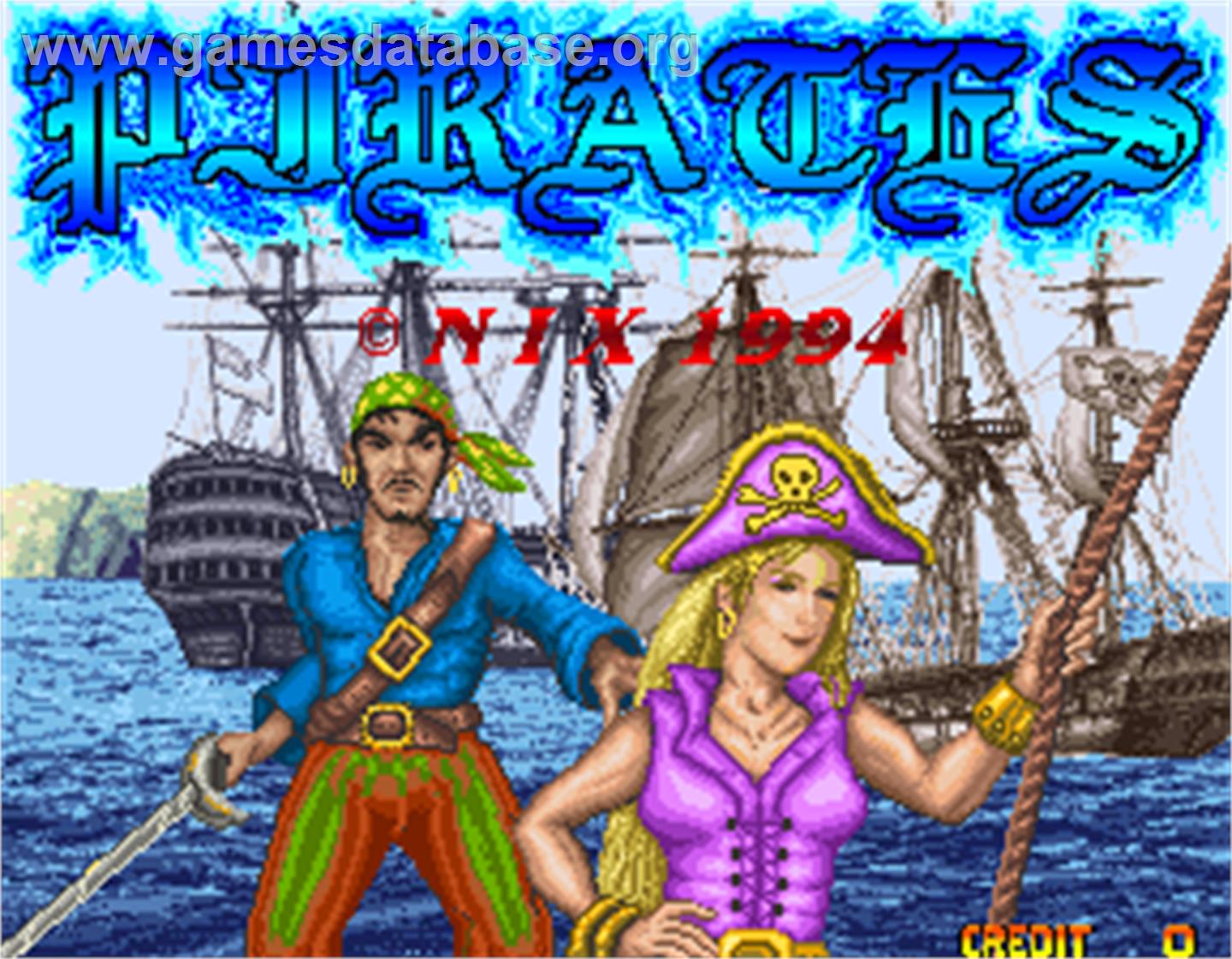 Pirates - Arcade - Artwork - Title Screen