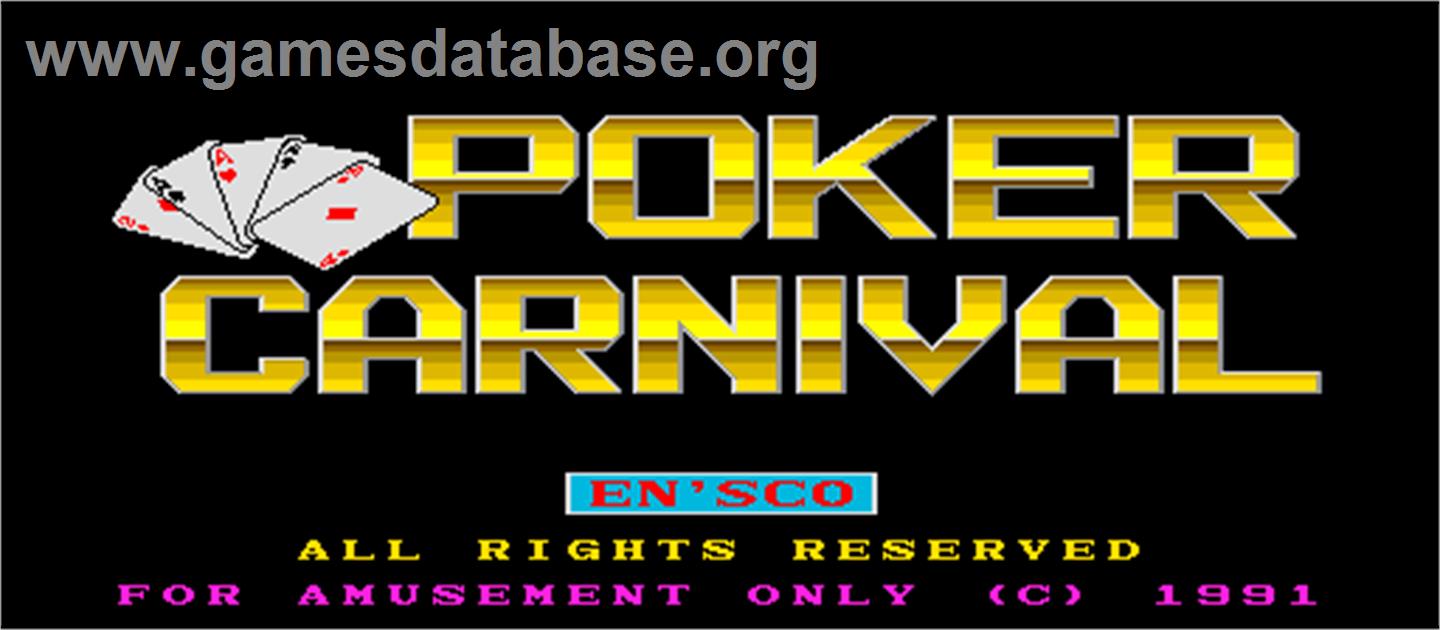 Poker Carnival - Arcade - Artwork - Title Screen