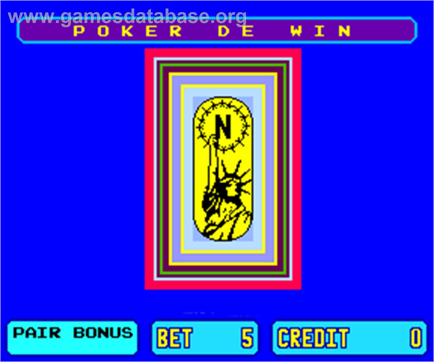 Poker De Win - Arcade - Artwork - Title Screen