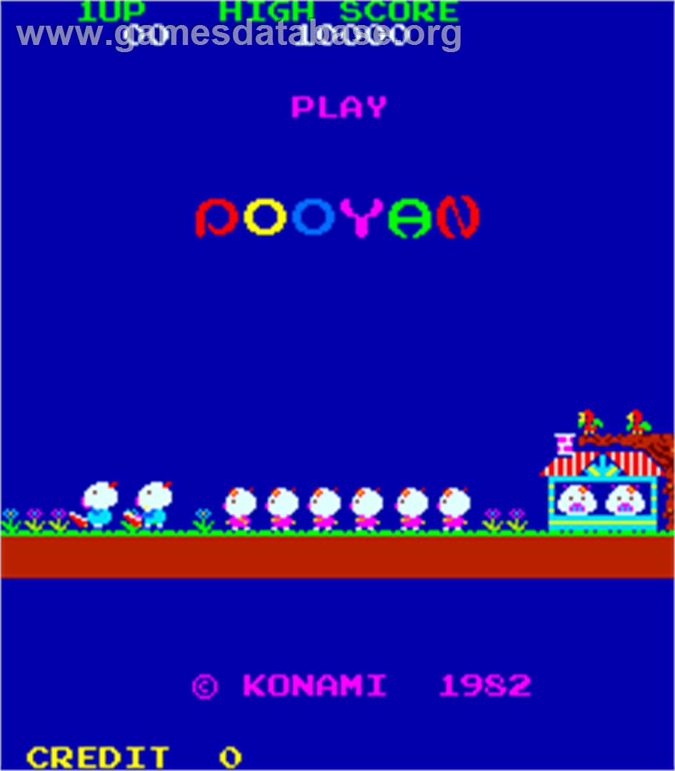 Pooyan - Arcade - Artwork - Title Screen