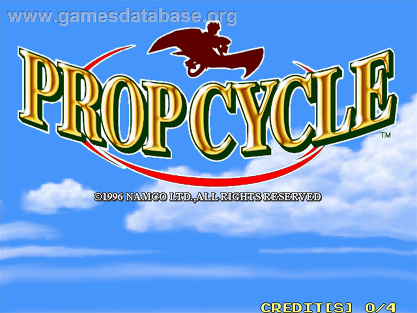 Prop Cycle - Arcade - Artwork - Title Screen