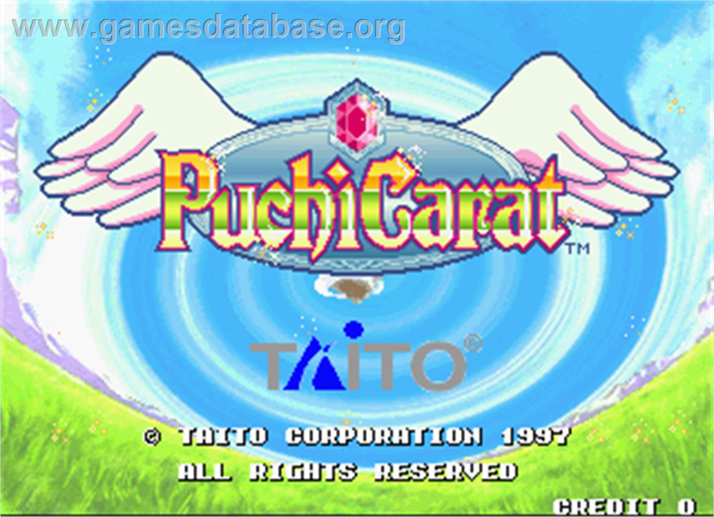 Puchi Carat - Arcade - Artwork - Title Screen