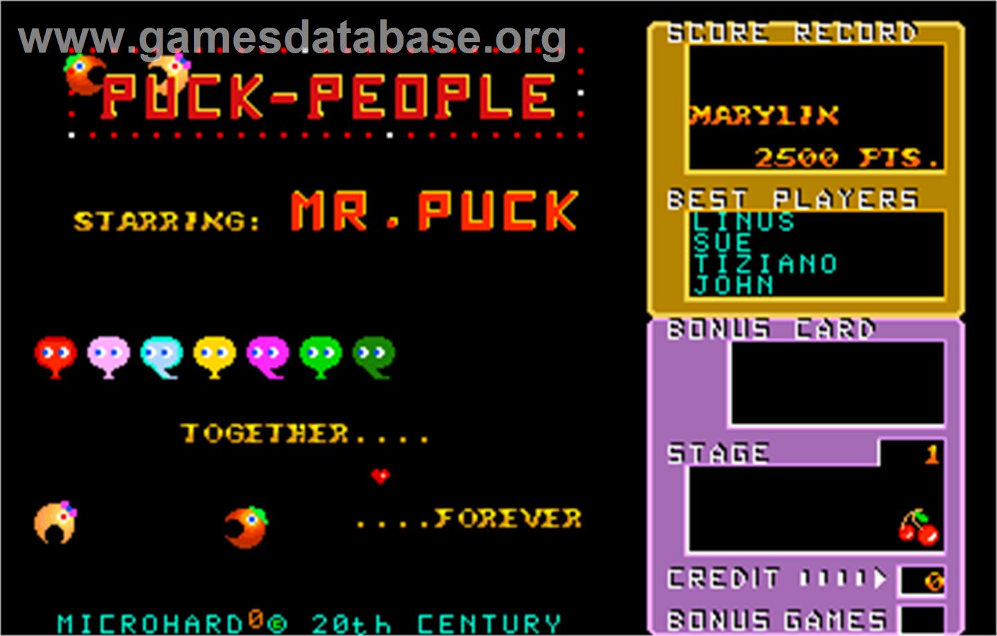 Puck People - Arcade - Artwork - Title Screen