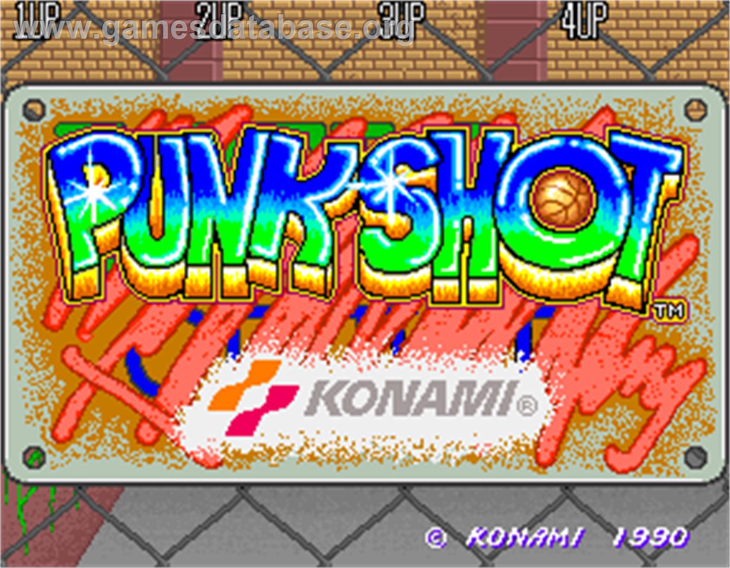 Punk Shot - Arcade - Artwork - Title Screen