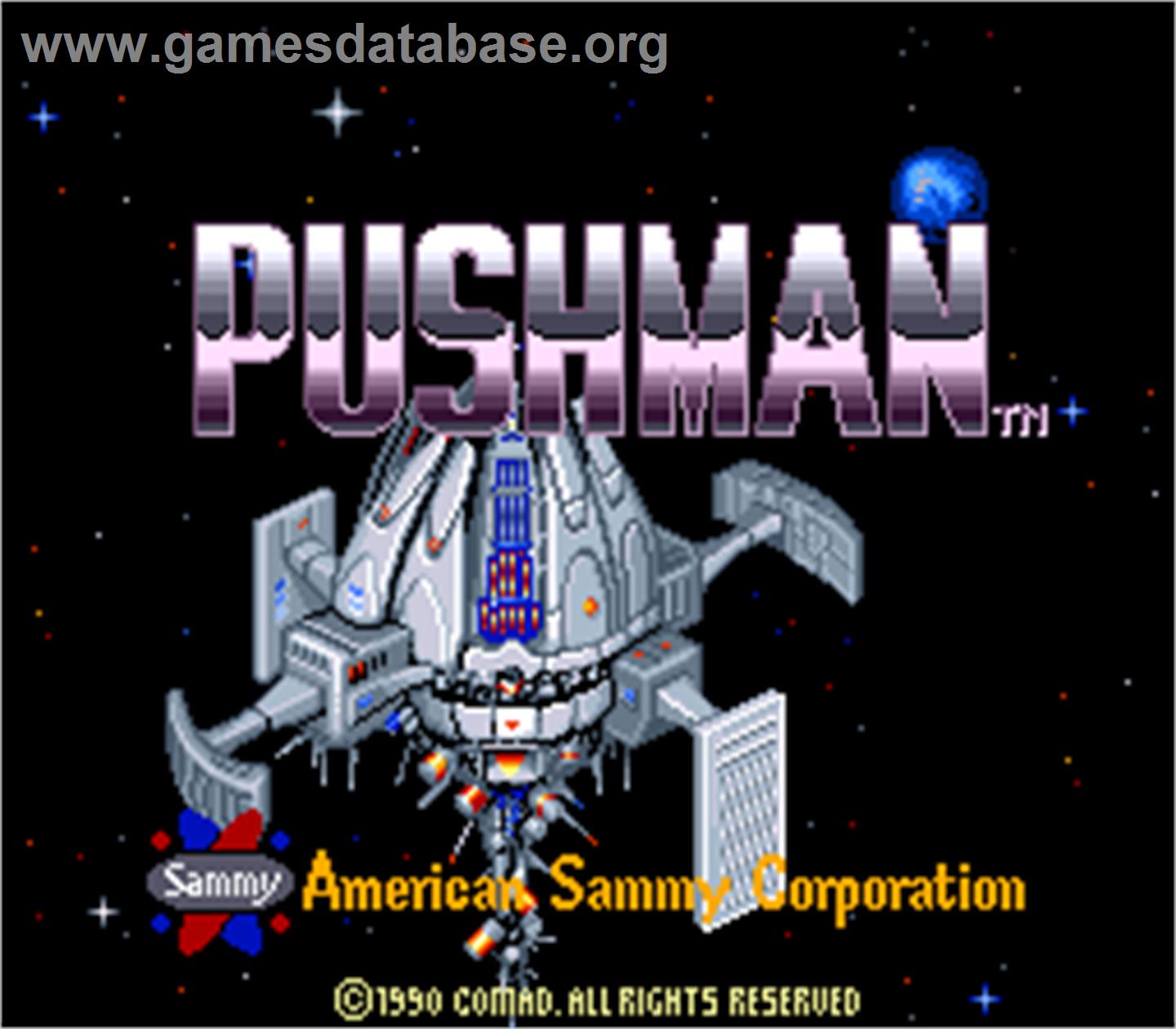 Pushman - Arcade - Artwork - Title Screen