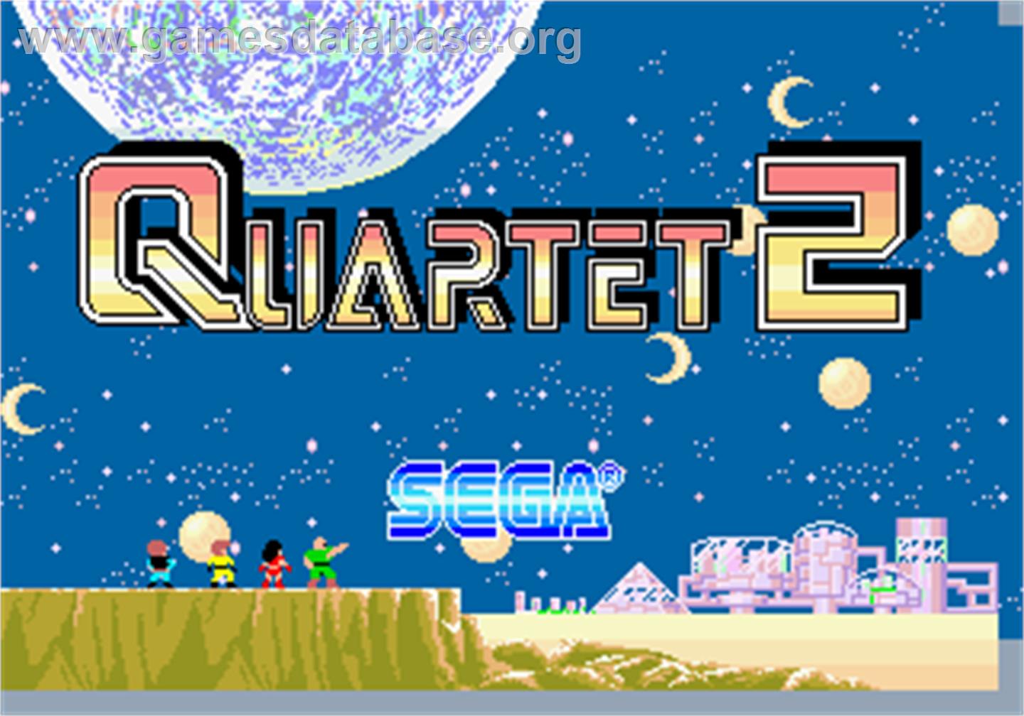 Quartet 2 - Arcade - Artwork - Title Screen