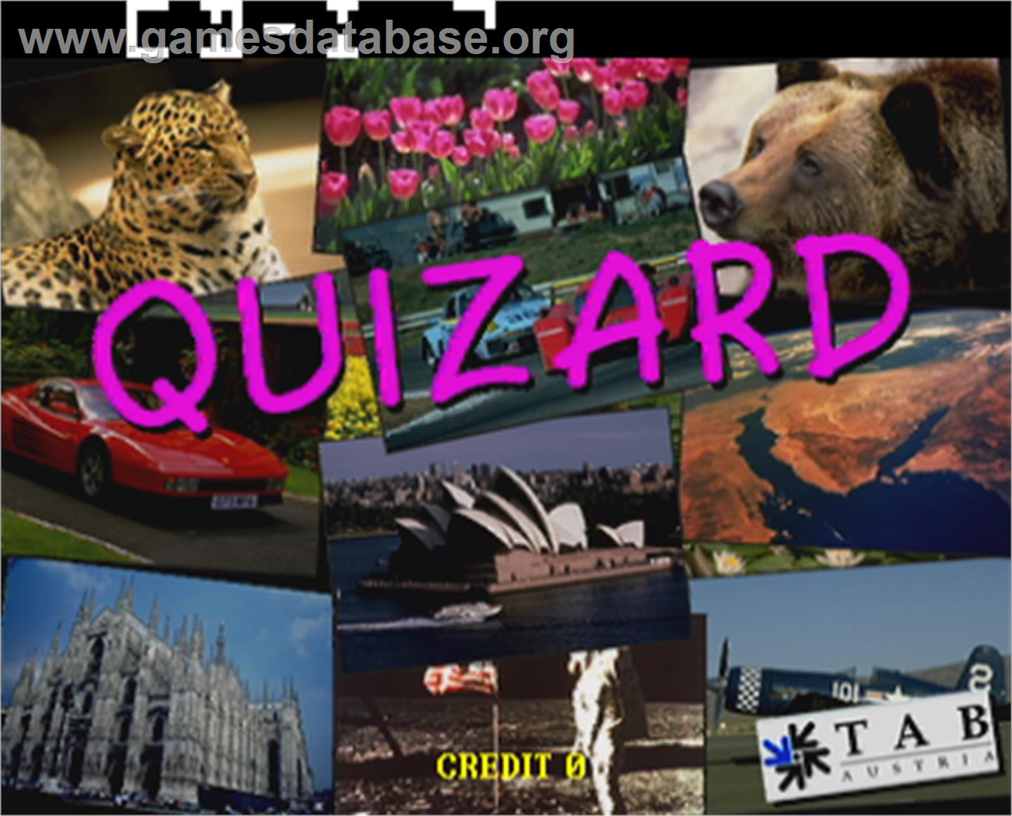 Quizard 1.7 - Arcade - Artwork - Title Screen