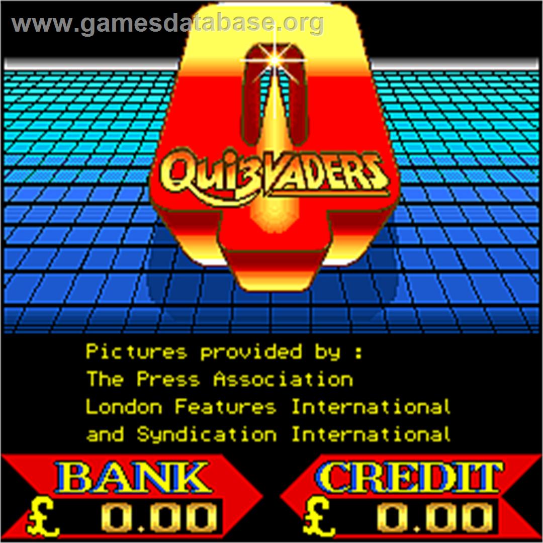 Quizvaders - Arcade - Artwork - Title Screen