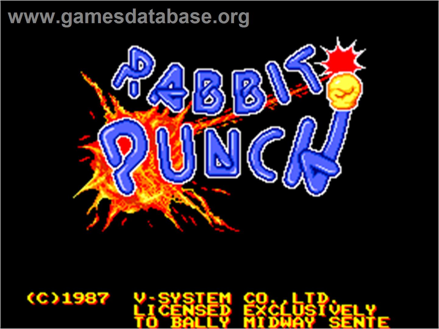 Rabbit Punch - Arcade - Artwork - Title Screen
