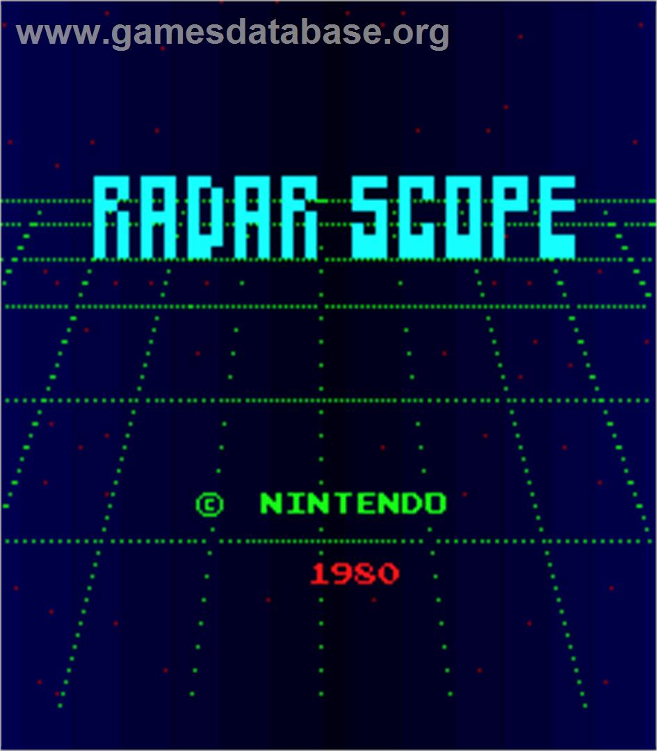 Radar Scope - Arcade - Artwork - Title Screen