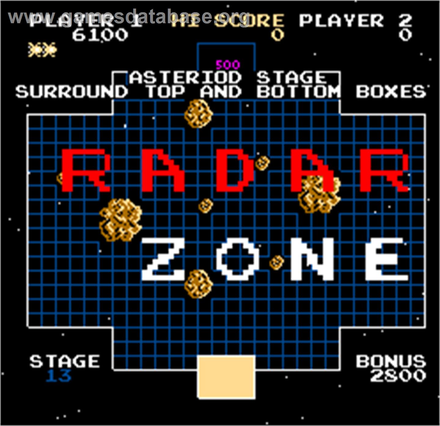 Radar Zone - Arcade - Artwork - Title Screen