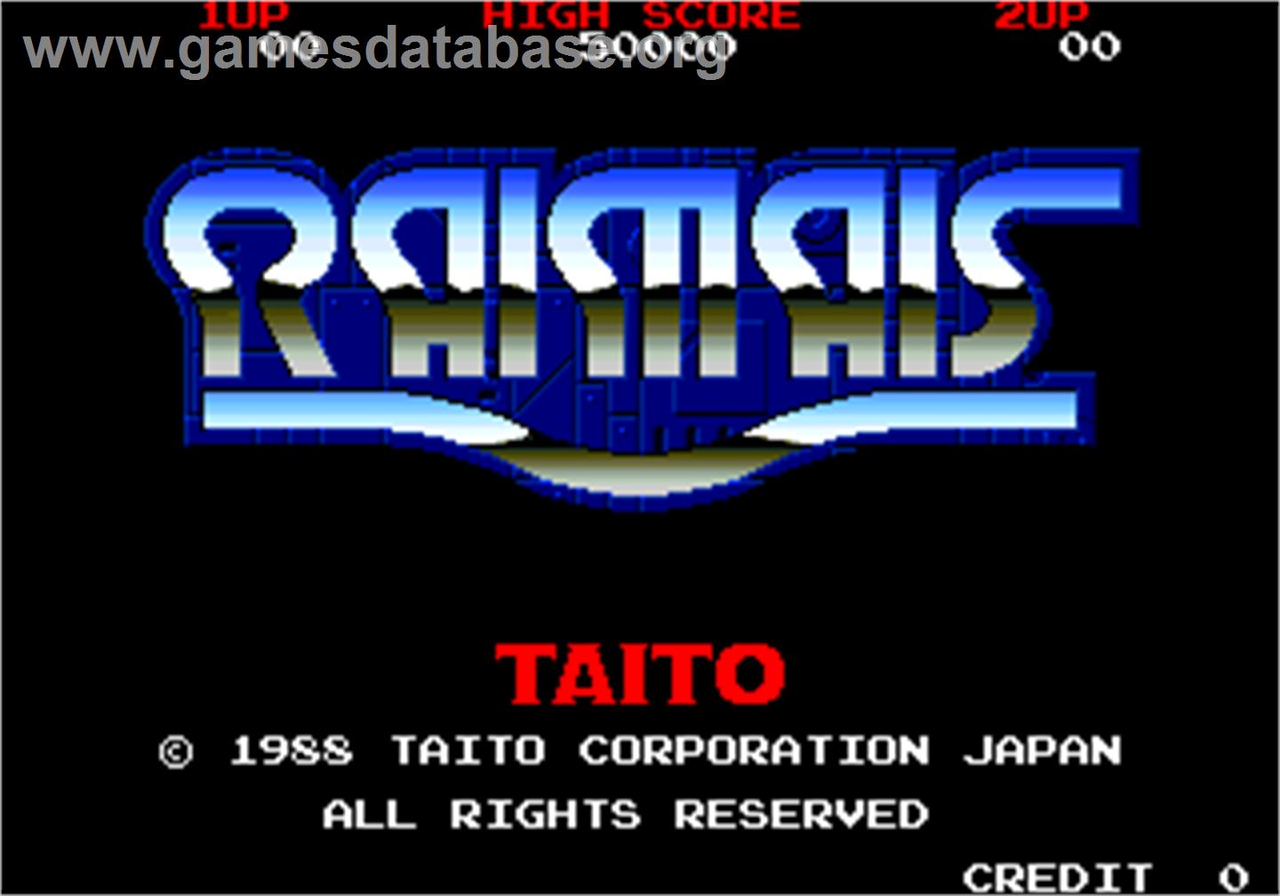 Raimais - Arcade - Artwork - Title Screen
