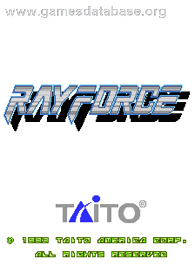 Ray Force - Arcade - Artwork - Title Screen