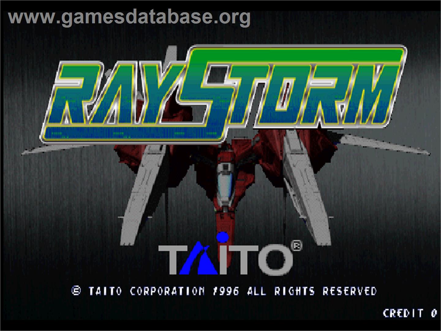 Ray Storm - Arcade - Artwork - Title Screen