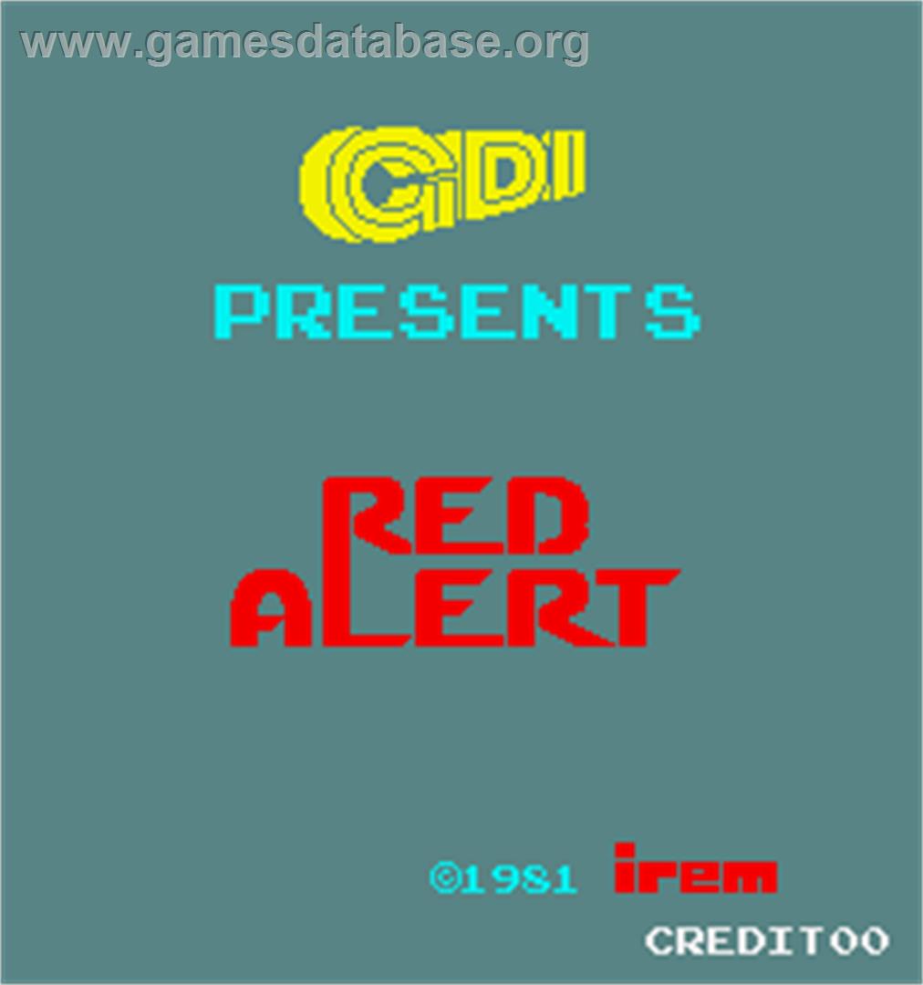 Red Alert - Arcade - Artwork - Title Screen