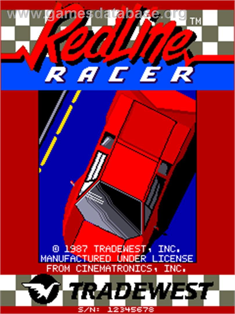 Redline Racer - Arcade - Artwork - Title Screen