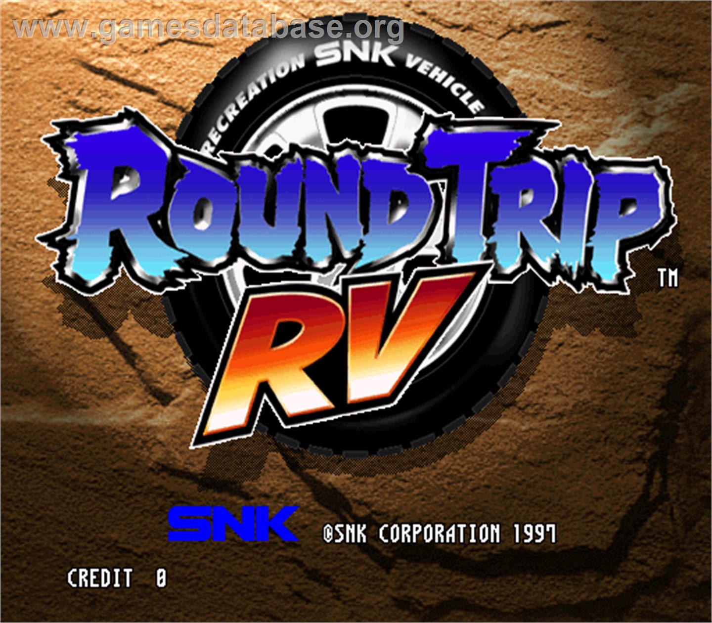 Roads Edge / Round Trip - Arcade - Artwork - Title Screen