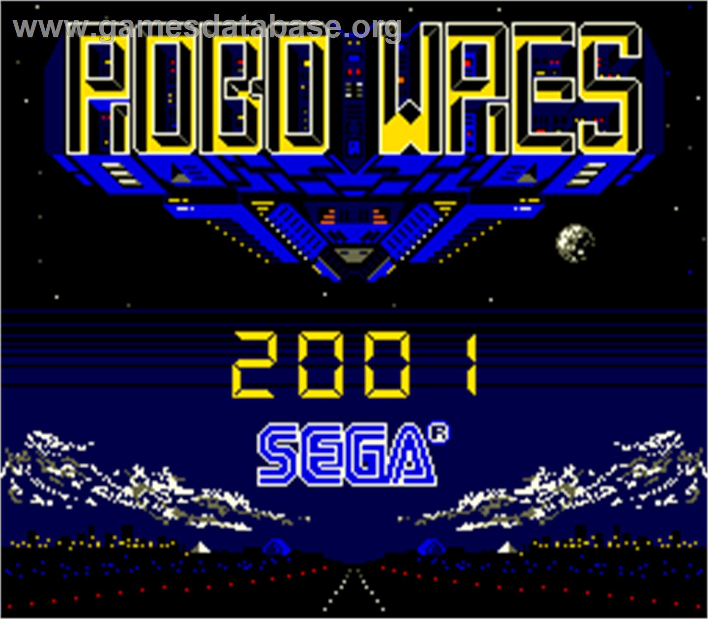 Robo Wres 2001 - Arcade - Artwork - Title Screen