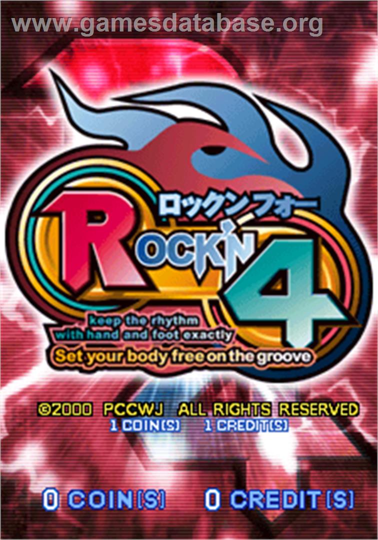 Rock'n 4 - Arcade - Artwork - Title Screen