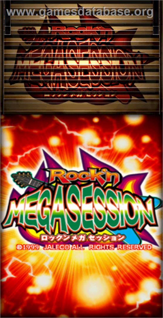 Rock'n MegaSession - Arcade - Artwork - Title Screen