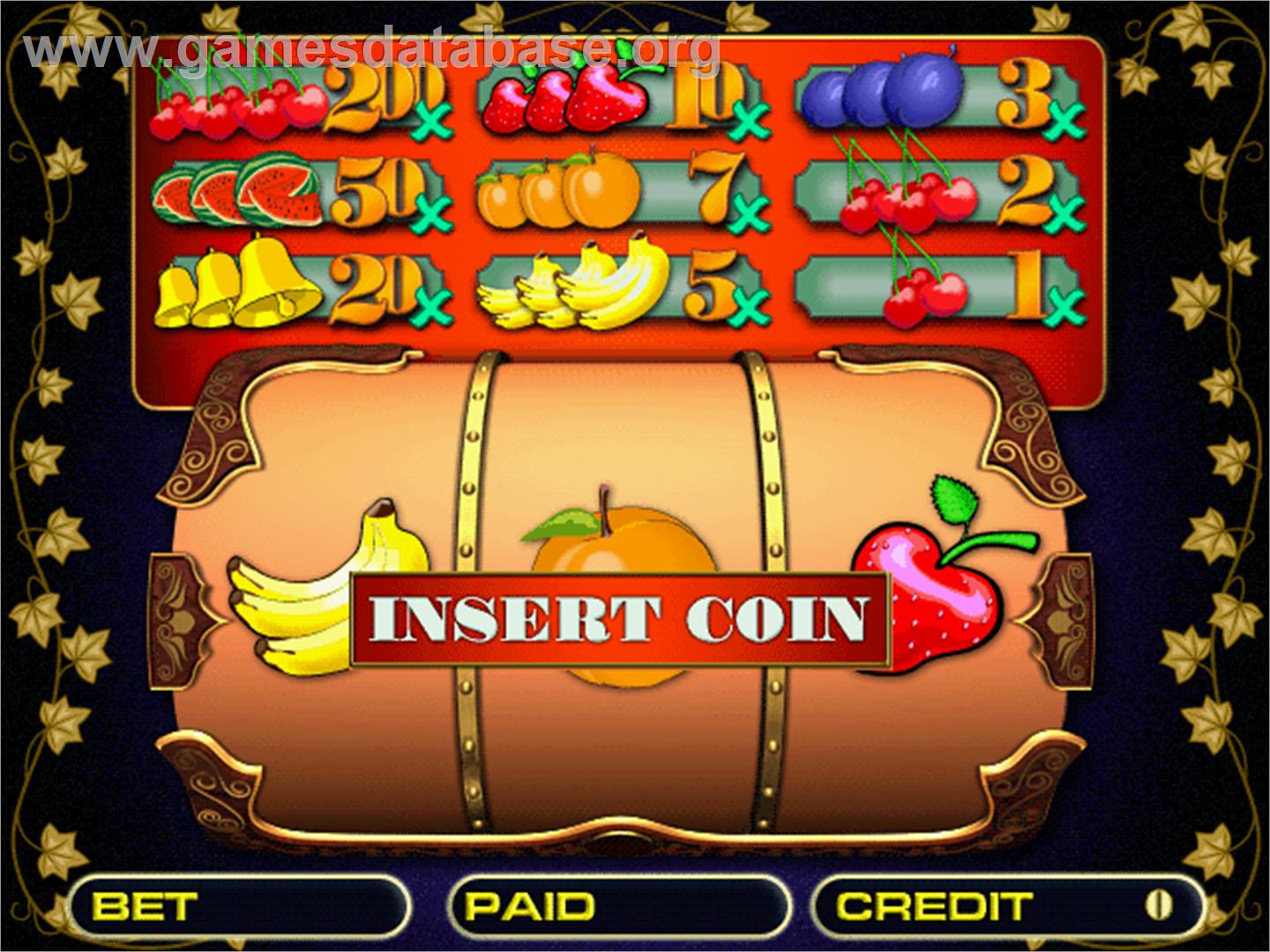Roll Fruit - Arcade - Artwork - Title Screen