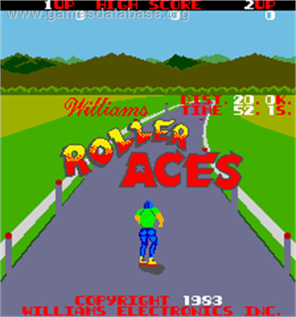 Roller Aces - Arcade - Artwork - Title Screen