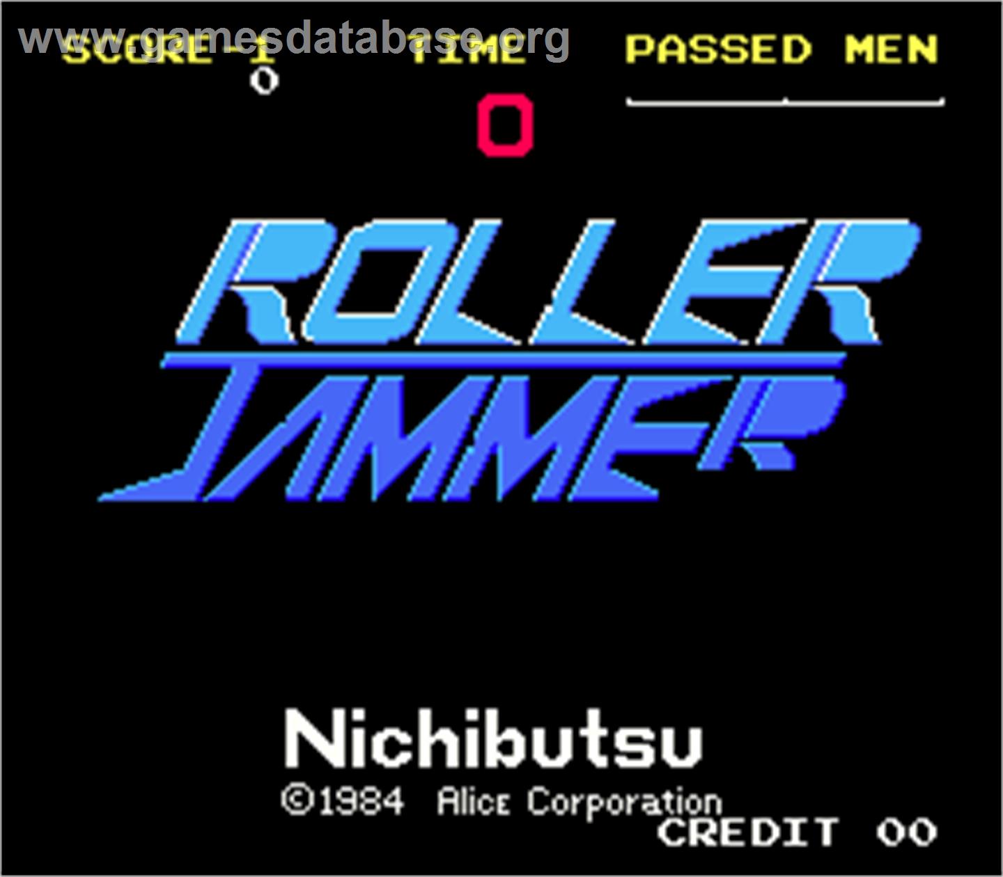 Roller Jammer - Arcade - Artwork - Title Screen