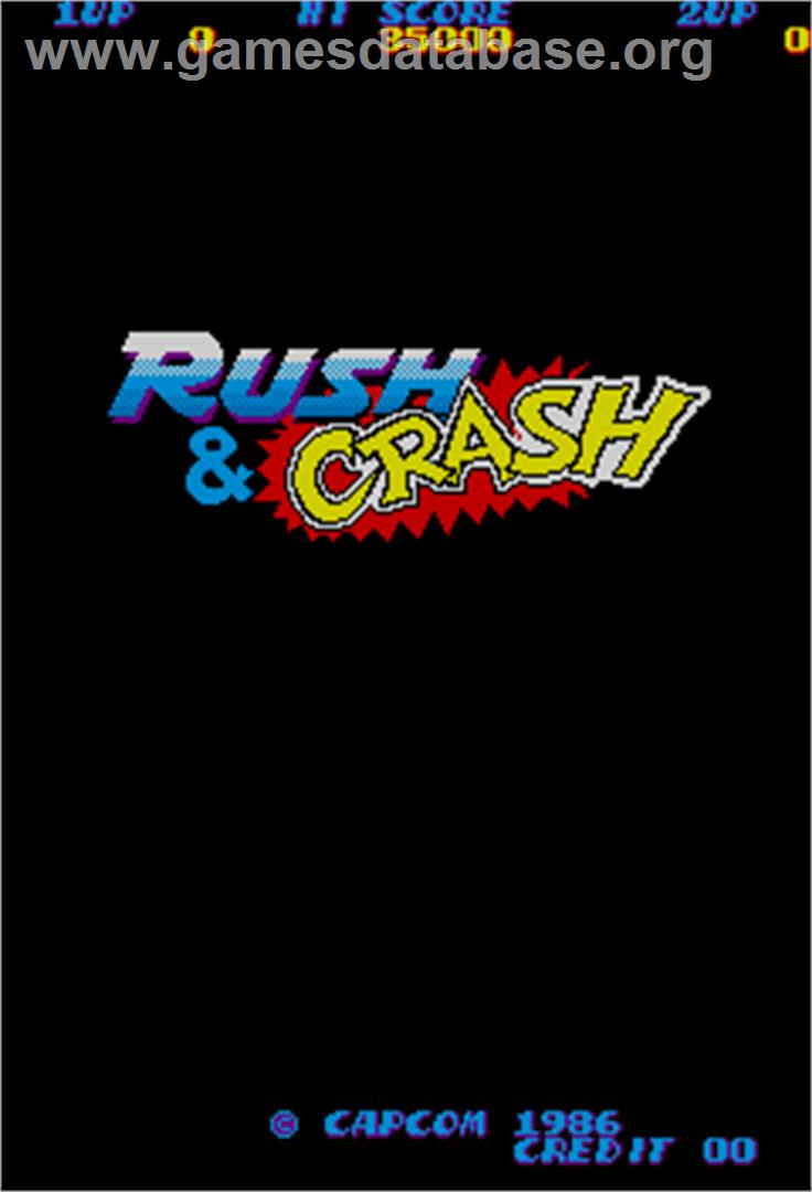 Rush & Crash - Arcade - Artwork - Title Screen