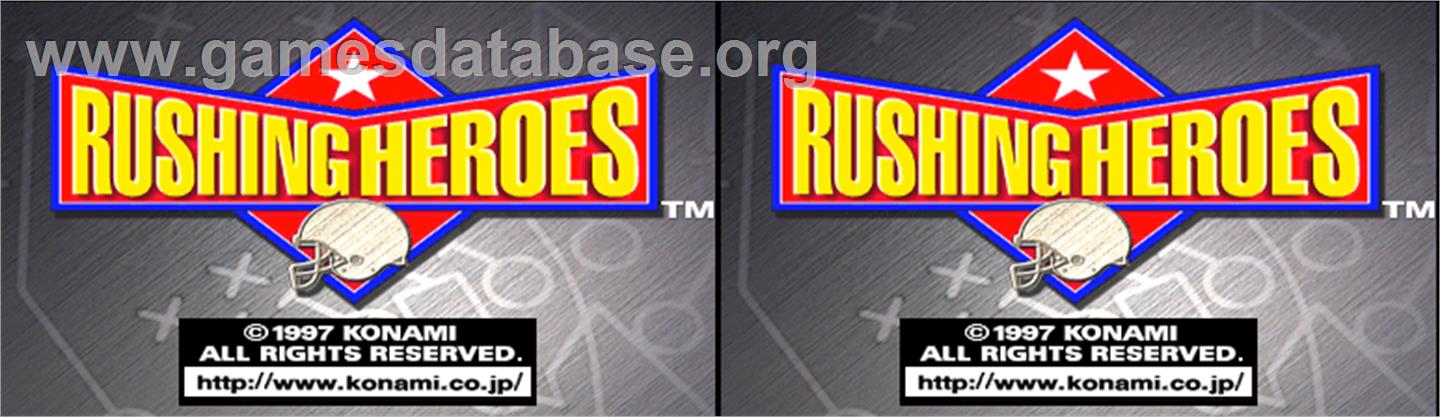 Rushing Heroes - Arcade - Artwork - Title Screen