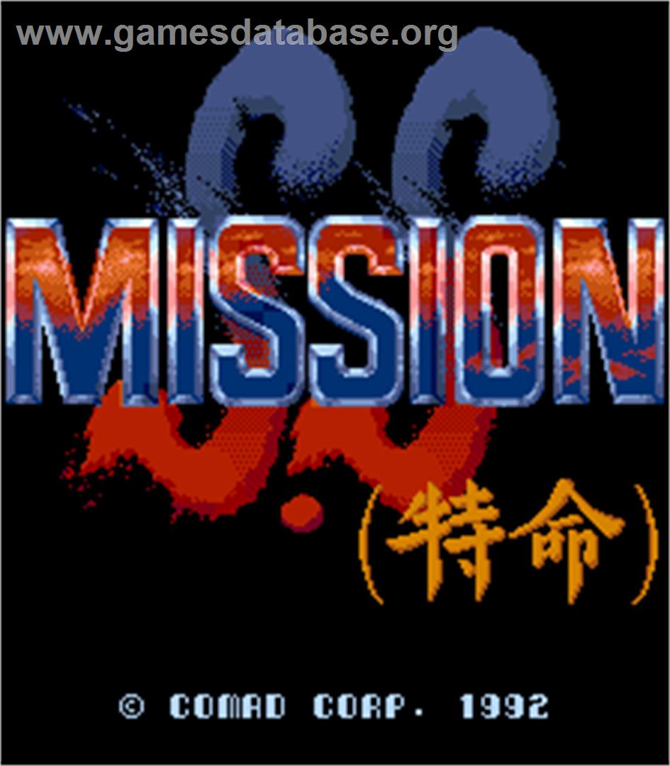 S.S. Mission - Arcade - Artwork - Title Screen