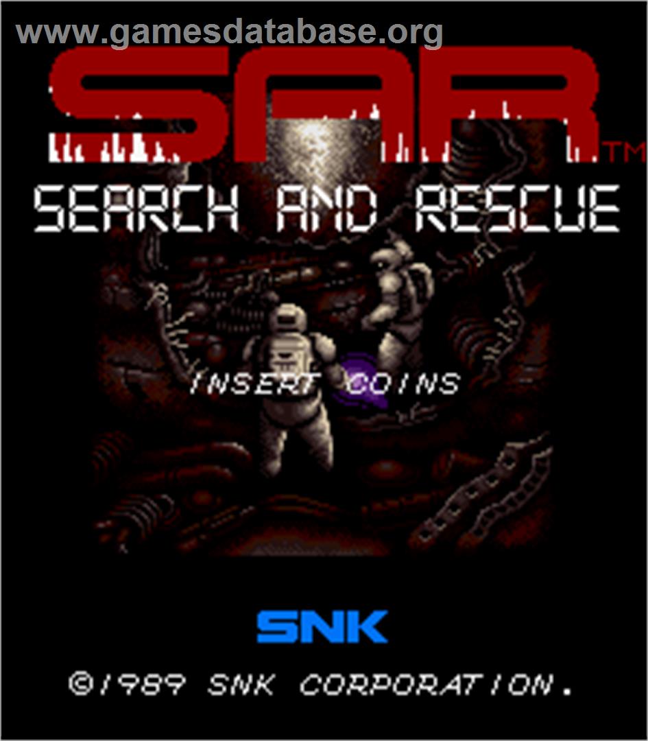 SAR - Search And Rescue - Arcade - Artwork - Title Screen