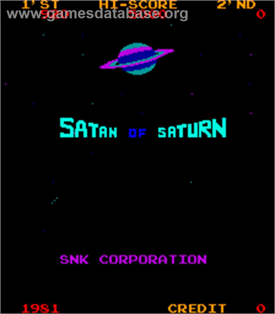 Satan of Saturn - Arcade - Artwork - Title Screen