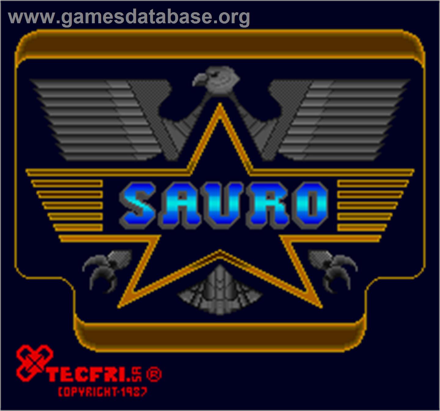 Sauro - Arcade - Artwork - Title Screen