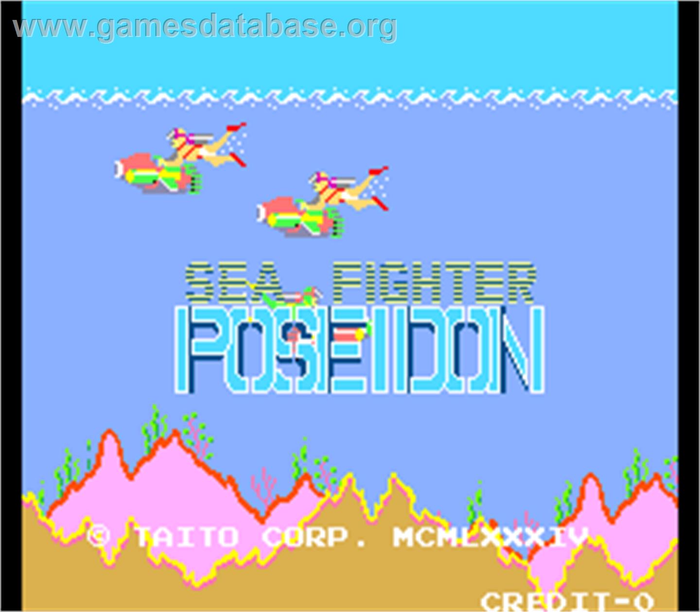 Sea Fighter Poseidon - Arcade - Artwork - Title Screen