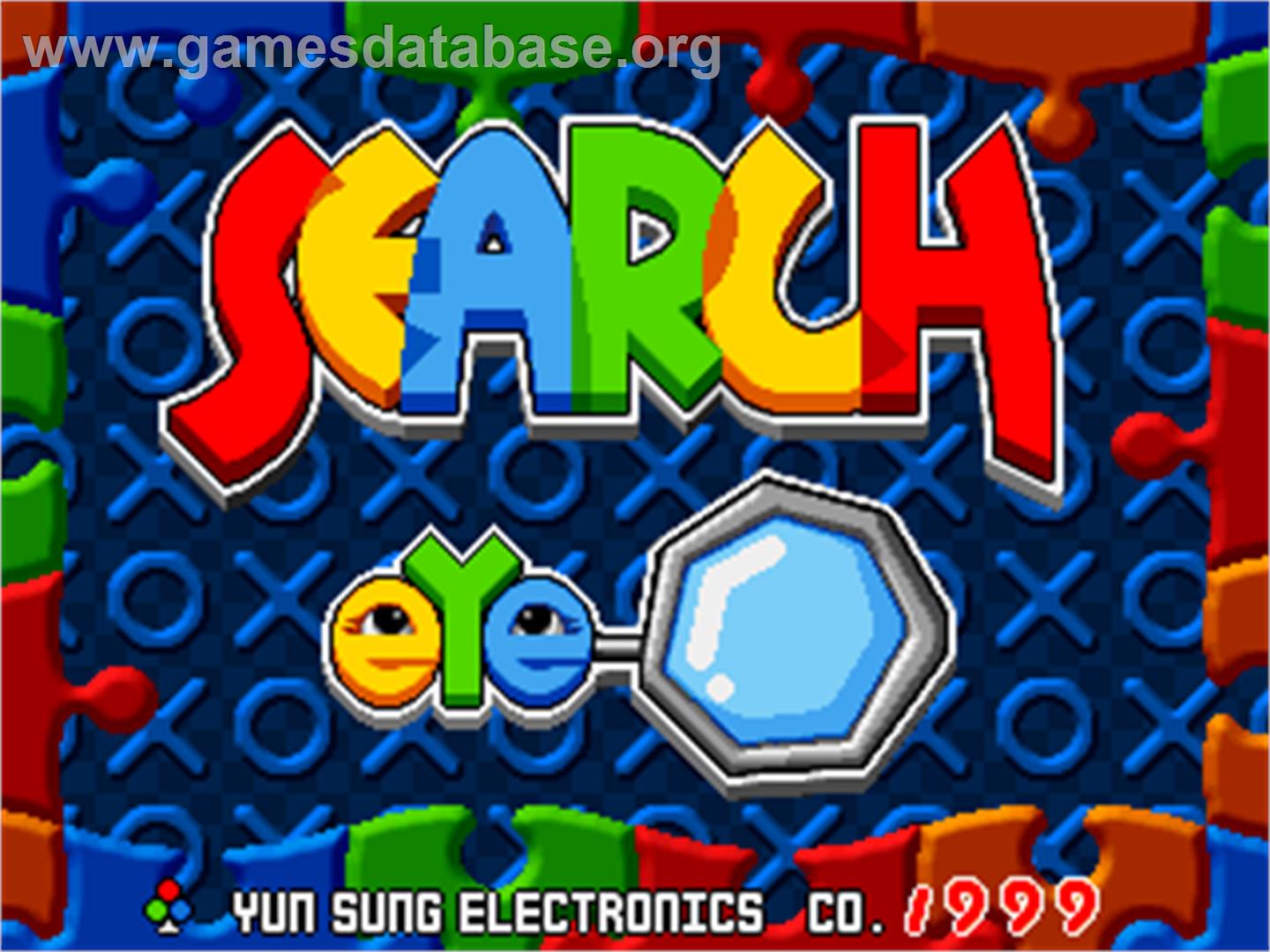 Search Eye - Arcade - Artwork - Title Screen