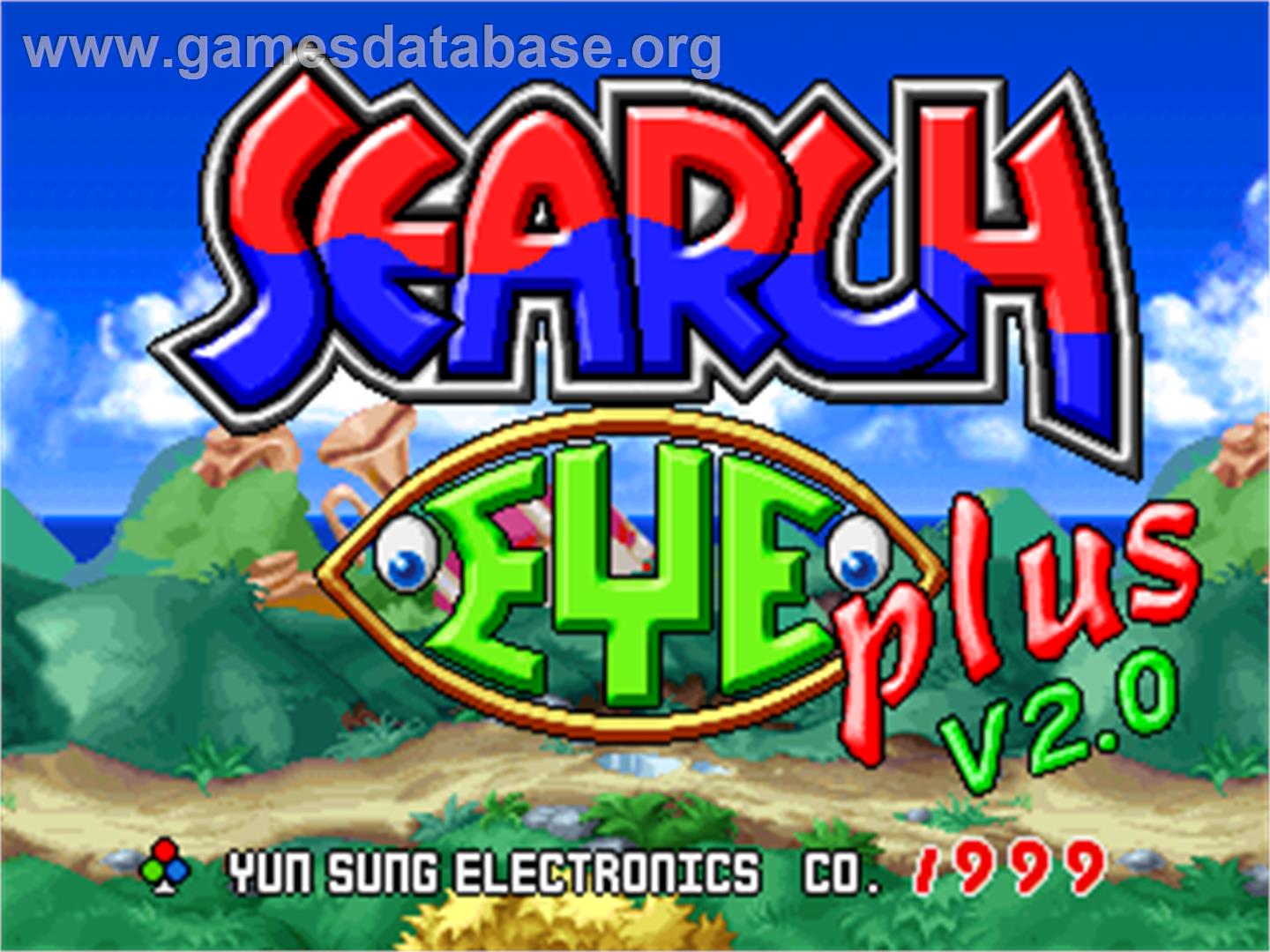 Search Eye Plus V2.0 - Arcade - Artwork - Title Screen
