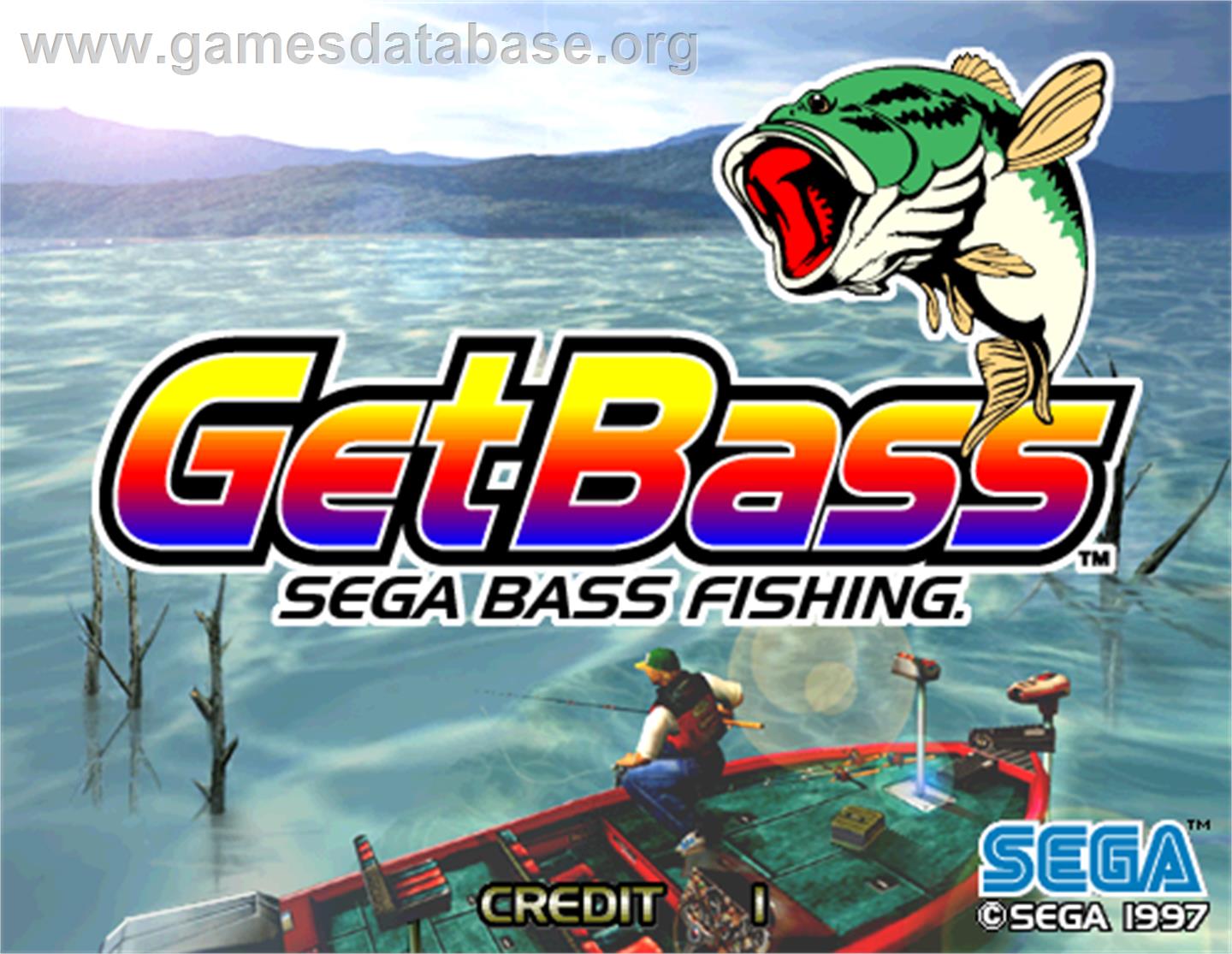 Sega Bass Fishing - Arcade - Artwork - Title Screen