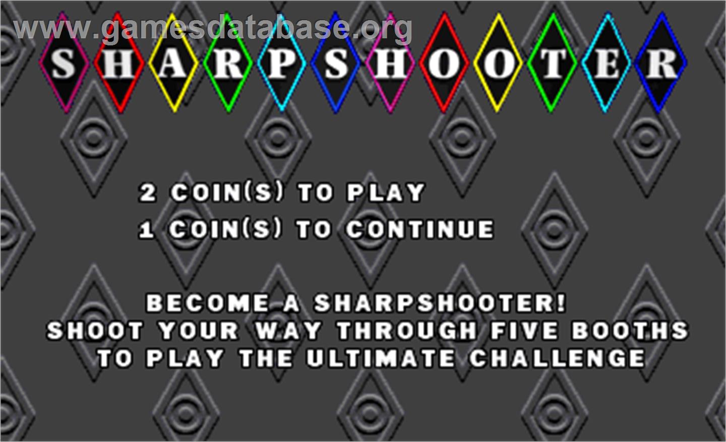 Sharpshooter - Arcade - Artwork - Title Screen