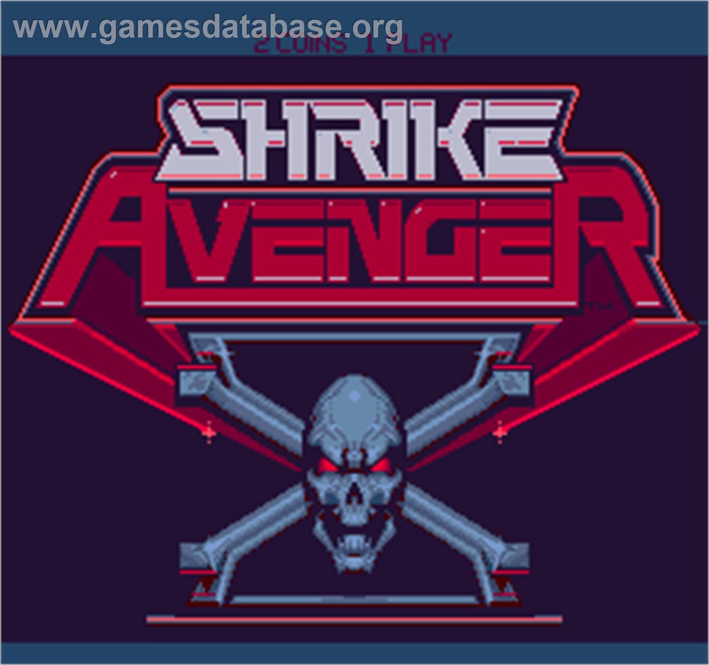 Shrike Avenger - Arcade - Artwork - Title Screen