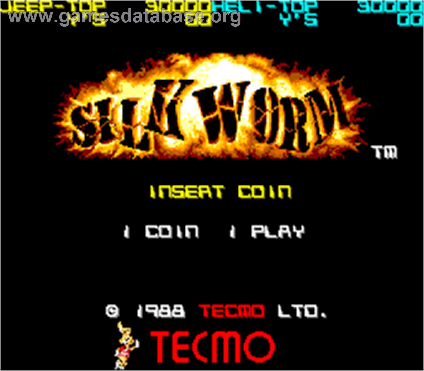 Silk Worm - Arcade - Artwork - Title Screen