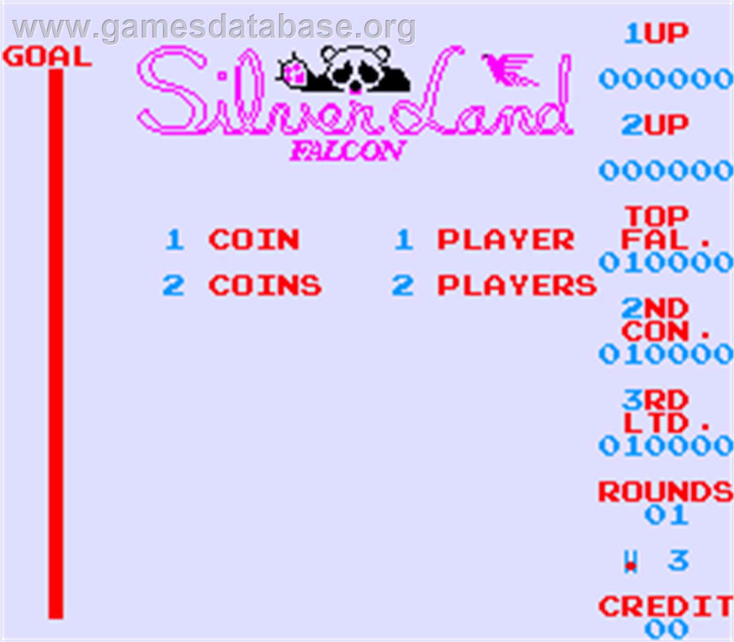 Silver Land - Arcade - Artwork - Title Screen