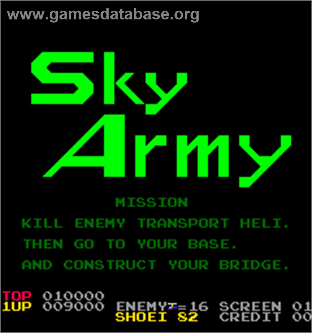 Sky Army - Arcade - Artwork - Title Screen