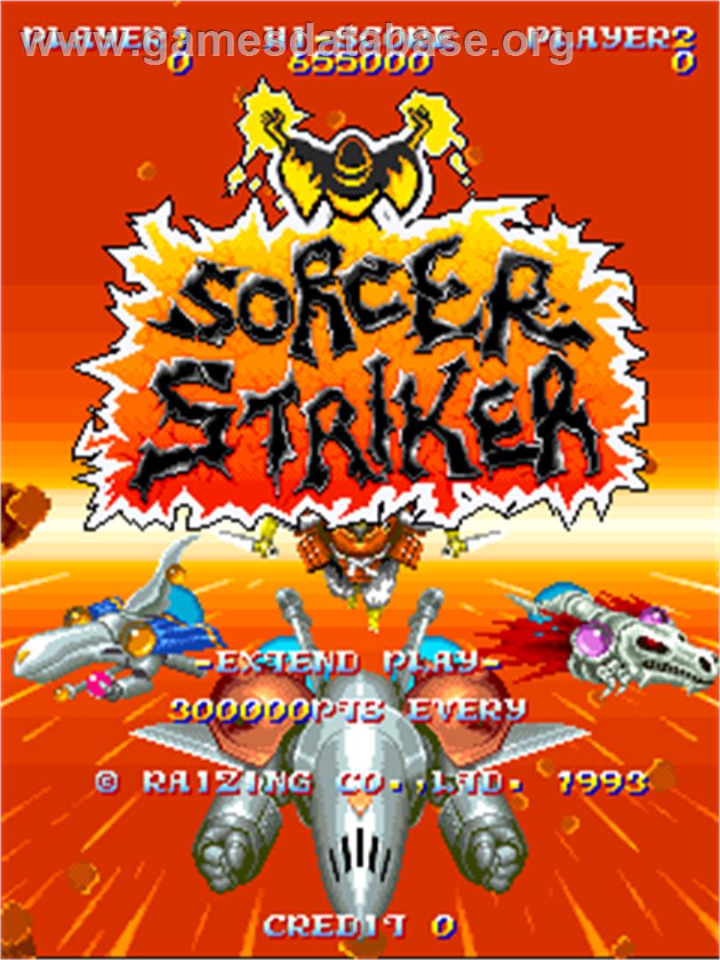 Sorcer Striker - Arcade - Artwork - Title Screen