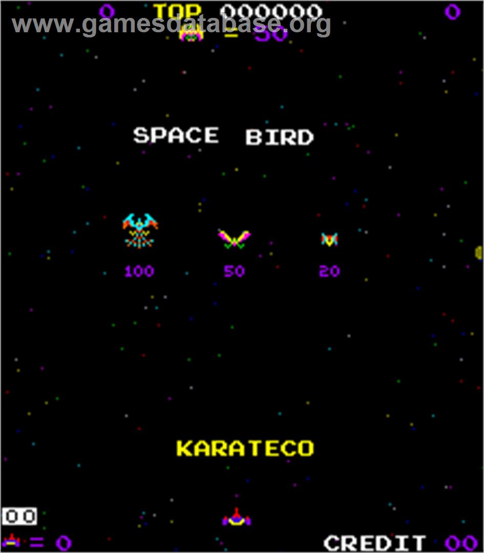 Space Bird - Arcade - Artwork - Title Screen