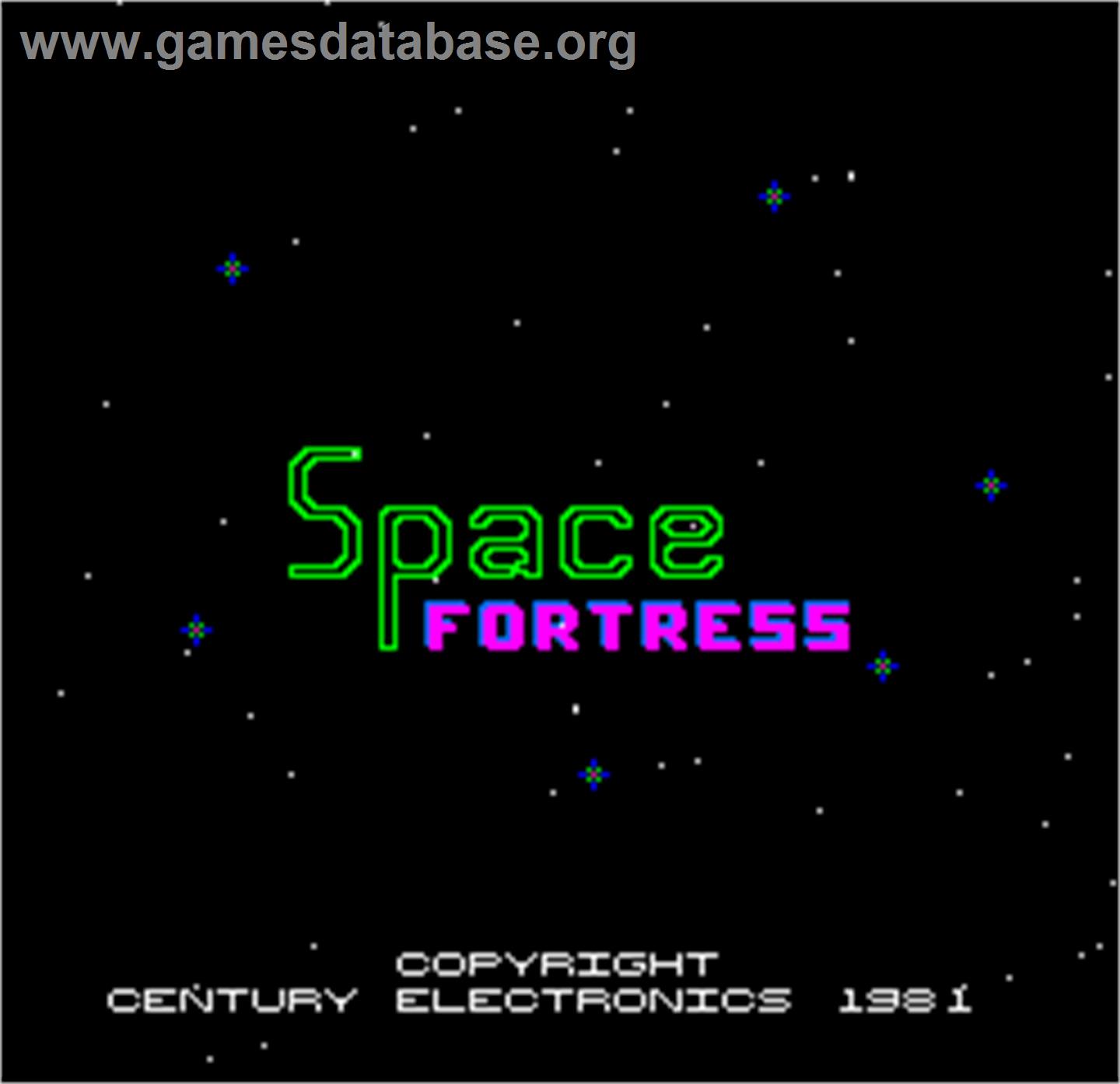 Space Fortress - Arcade - Artwork - Title Screen
