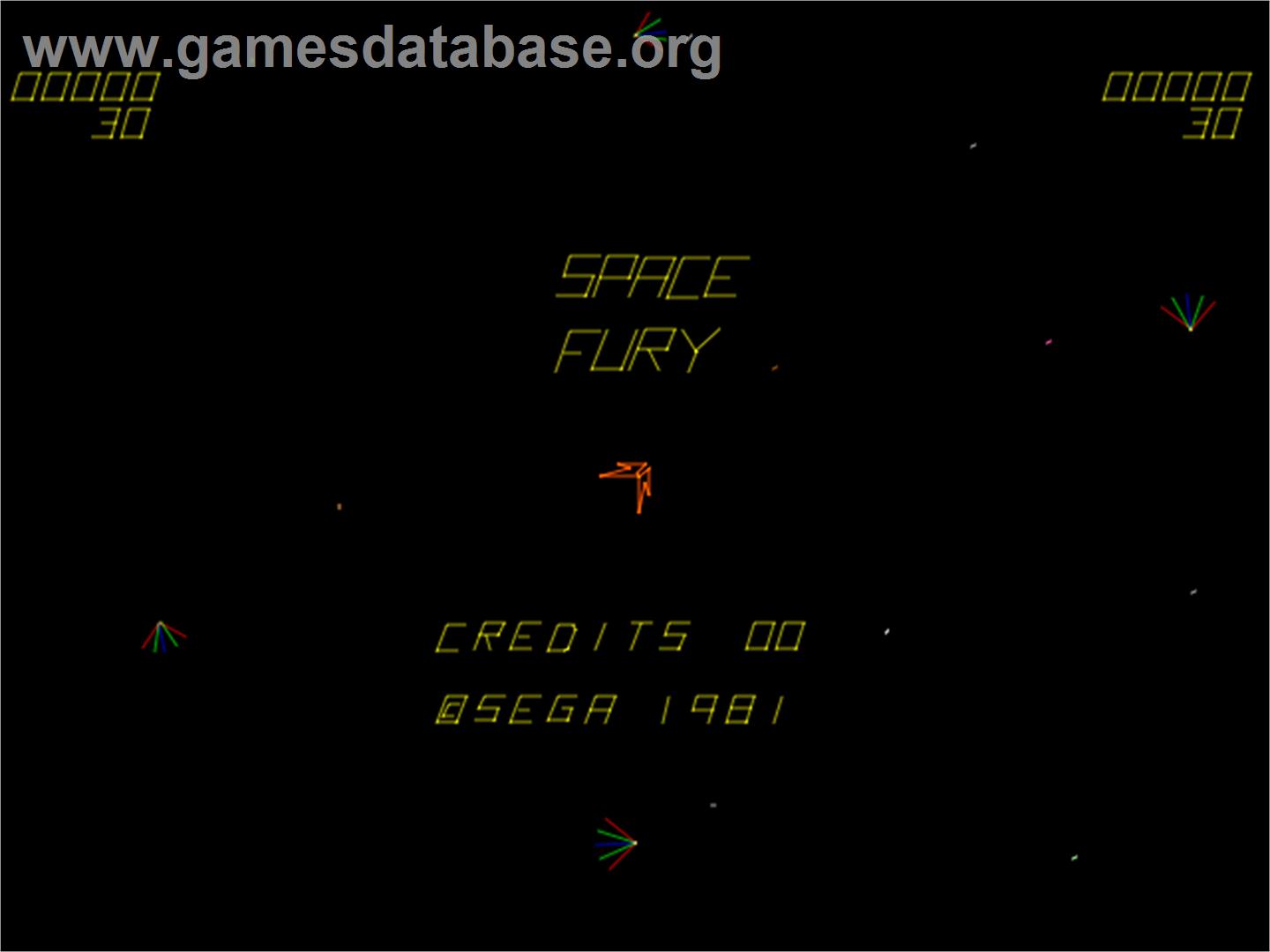 Space Fury - Arcade - Artwork - Title Screen