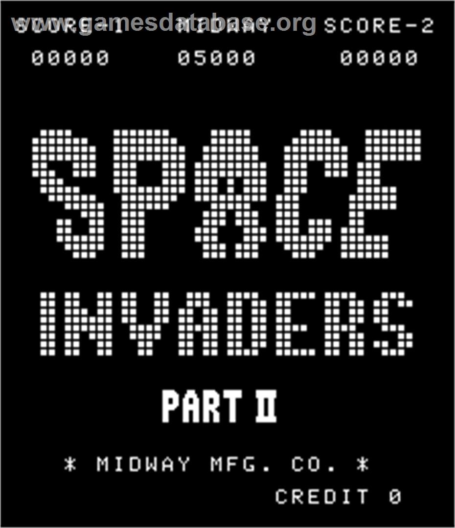 Space Invaders Deluxe - Arcade - Artwork - Title Screen