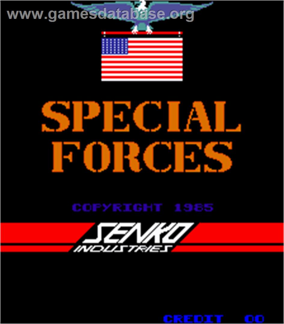 Special Forces - Arcade - Artwork - Title Screen