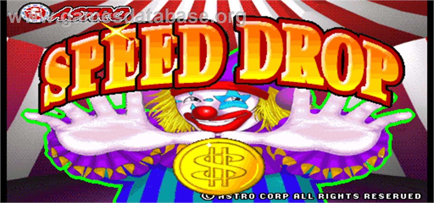 Speed Drop - Arcade - Artwork - Title Screen